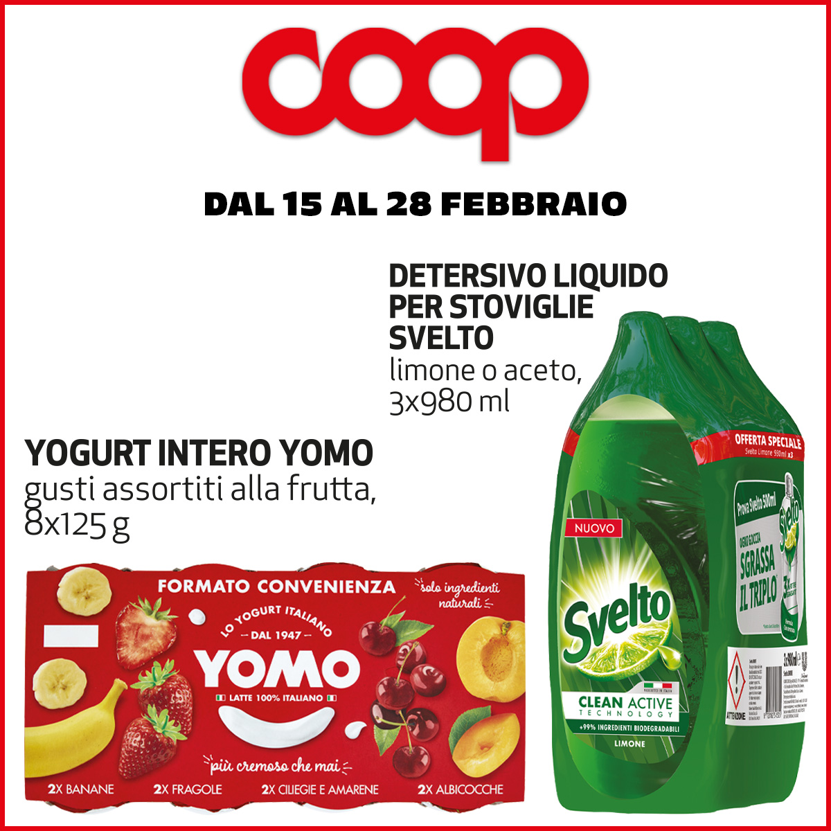 Volantino Coop a Rivignano dal 01/02 in anteprima!